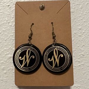 Weller Whiskey Bottle Cap Handmade Earrings